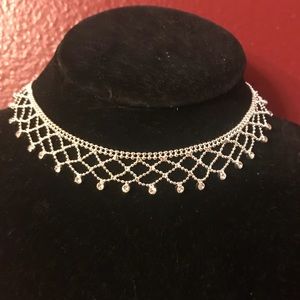 Delicate diamond choker